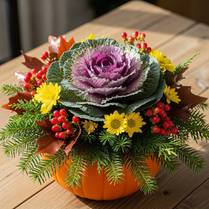 Tue Nov 25 Thanksgiving Pumpkin Centerpiece 251125101